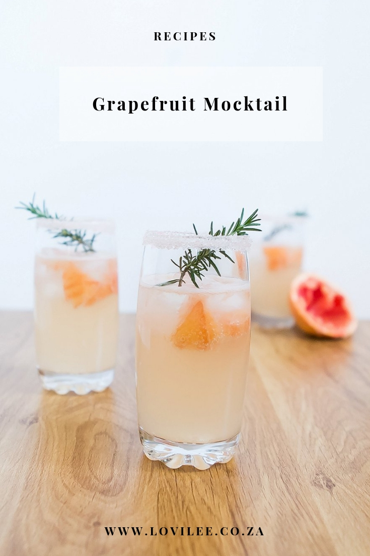 Grapefruit Mocktail Recipe Pantone Living Coral recipe