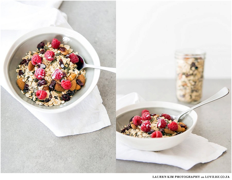 Easy Swiss Muesli recipe for a breakfast in bed