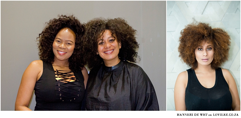 Bronwyn Abrahams / Queen of Jozi hair makeover at Carlton Hair Hyde Park