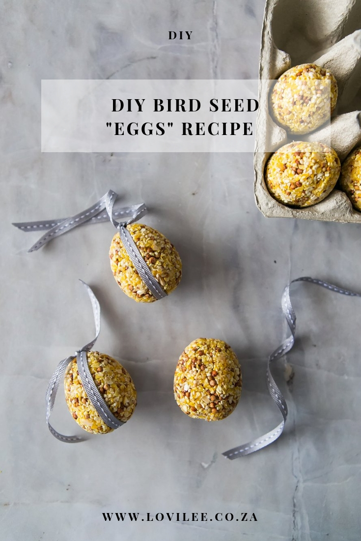 DIY bird seed balls recipe by Lauren Kim