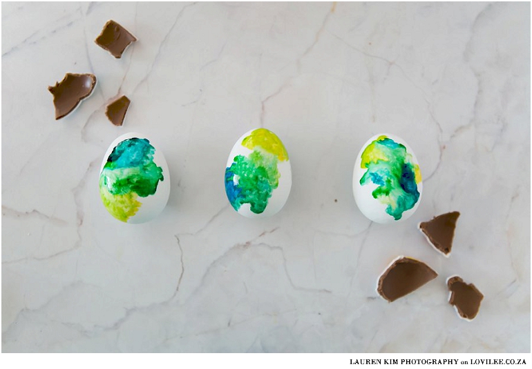 DIY Watercolor Easter Eggs