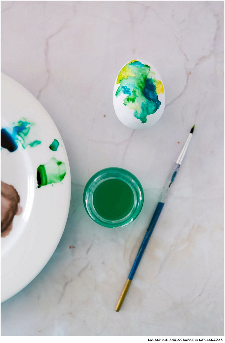 DIY Watercolor Easter Eggs