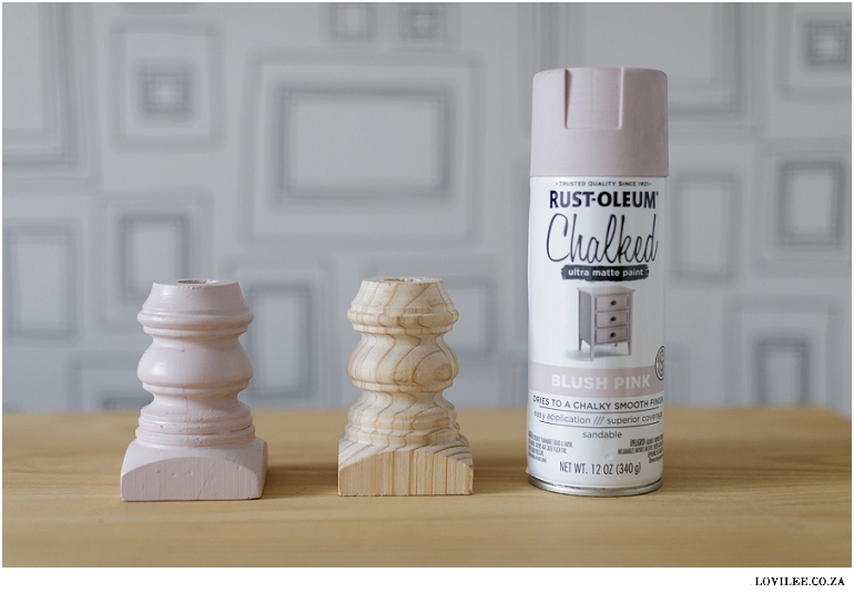 Rust-Oleum chalk spray paint DIY