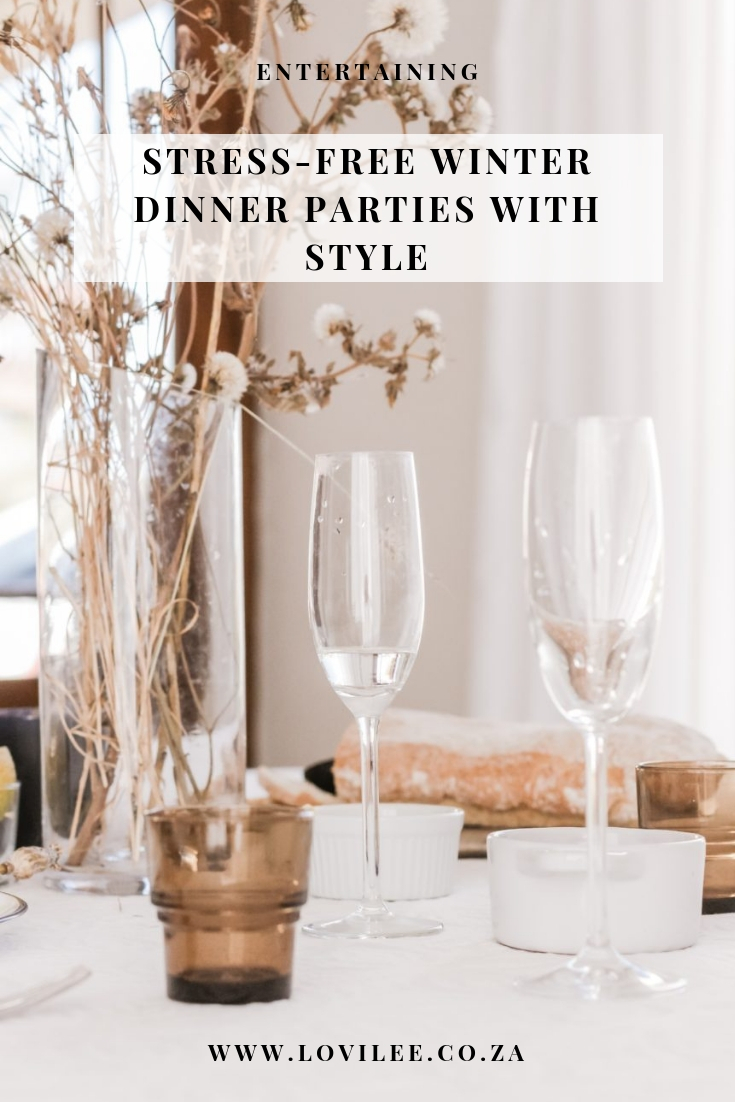 Stress-free winter dinner parties with style