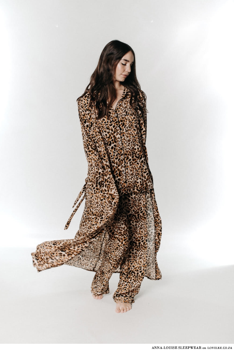 Anna-Louise Sleepwear Leopard Print Gown