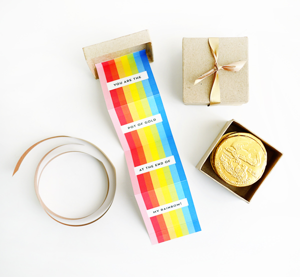 Printable Rainbow Box by Oh Happy Day