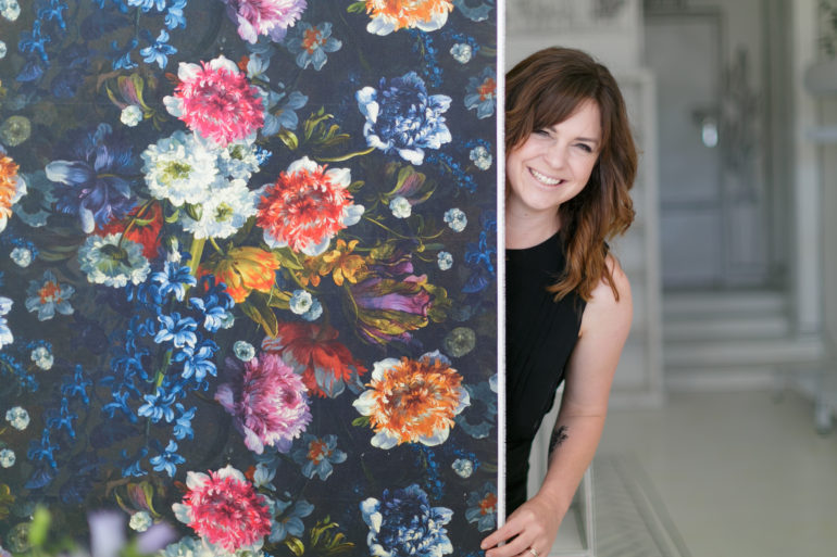 How to make a fabric wall hanging as wall art or photo backdrop