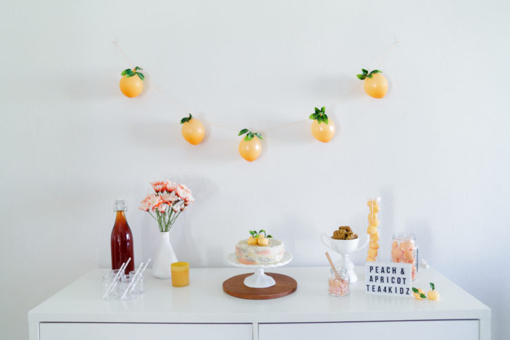 Peach and Apricot Candy Table