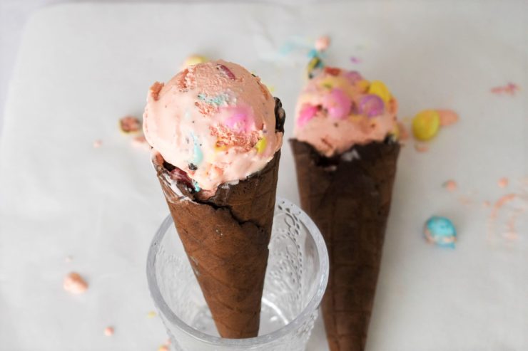 Rainbow ice cream recipe by Le Famished Cat