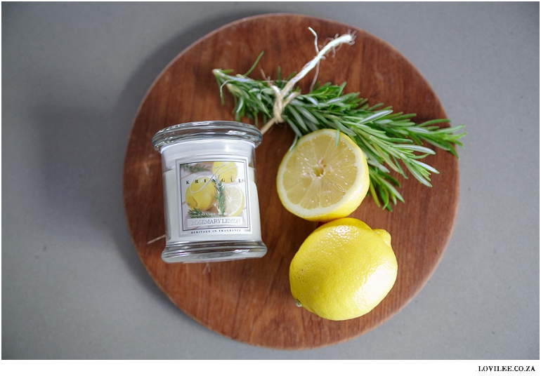 Kringle Candle Rosemary and Lemon