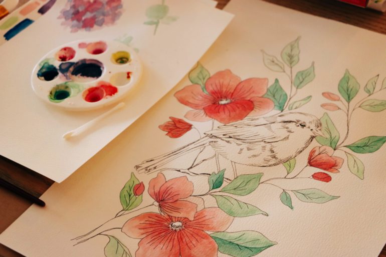 Watercolor workshop by Lumina Creative Studio