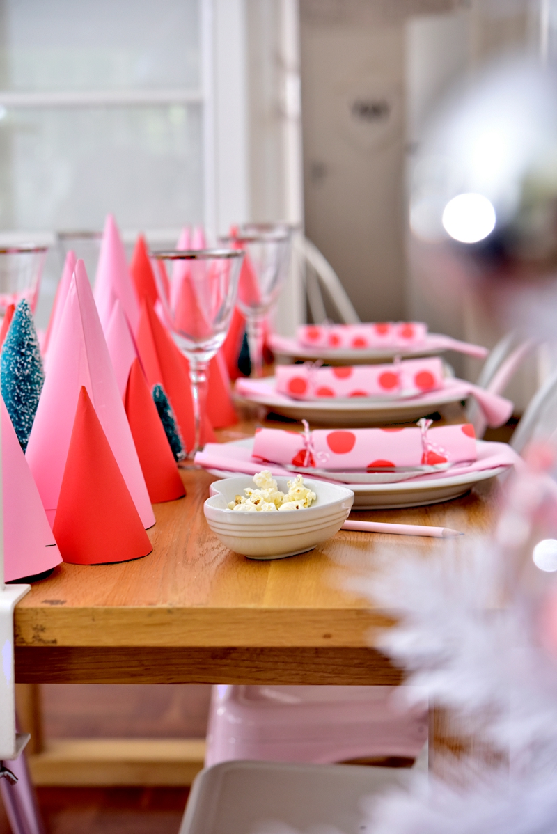 Le Creuset heart ceramic bowls with popcorn