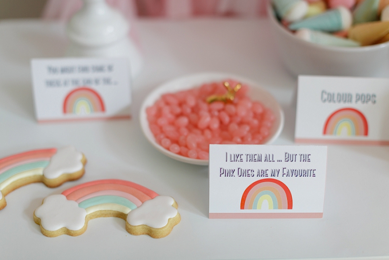 Rainbow Party printables from Match Set Love