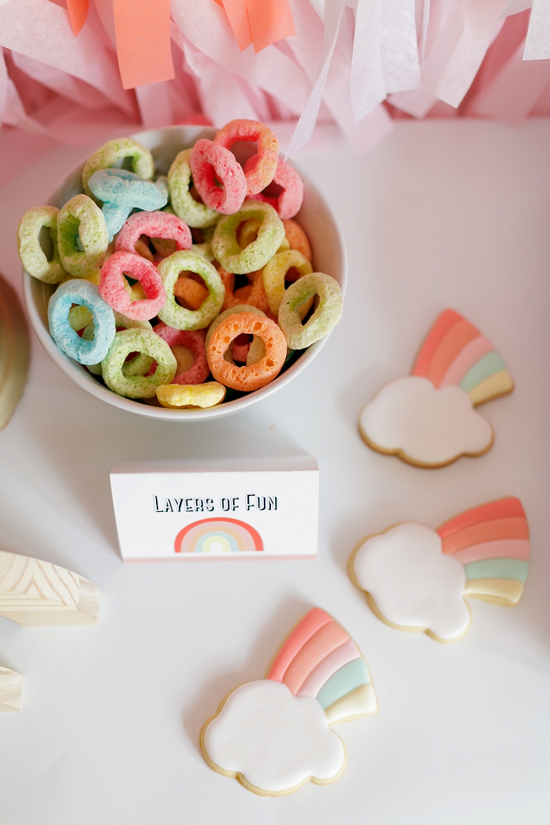 Rainbow cookies from Artful Biscuit Company