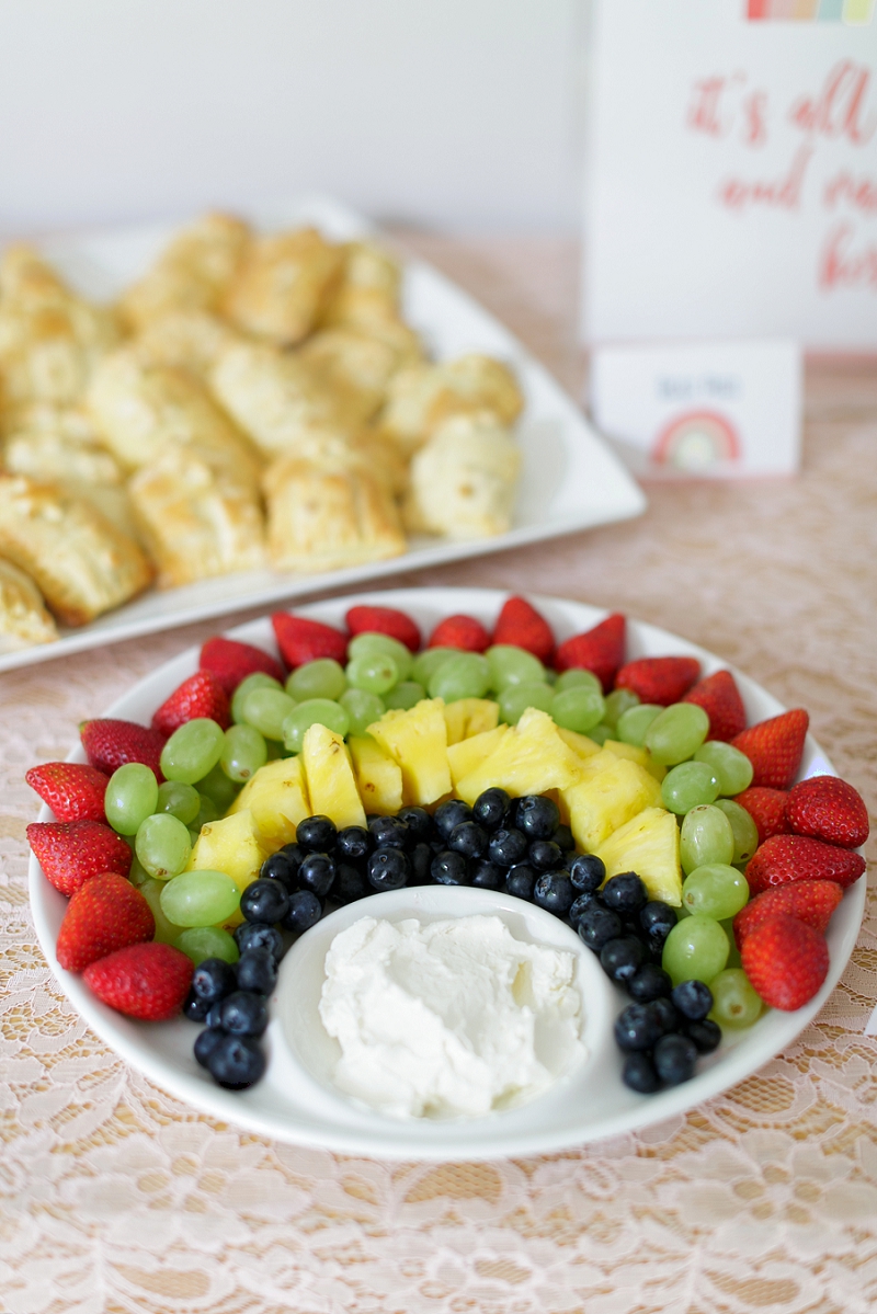 Rainbow party inspiration rainbow food platters