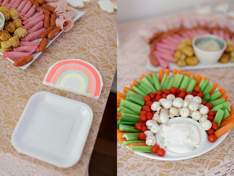 Rainbow party inspiration rainbow food platters