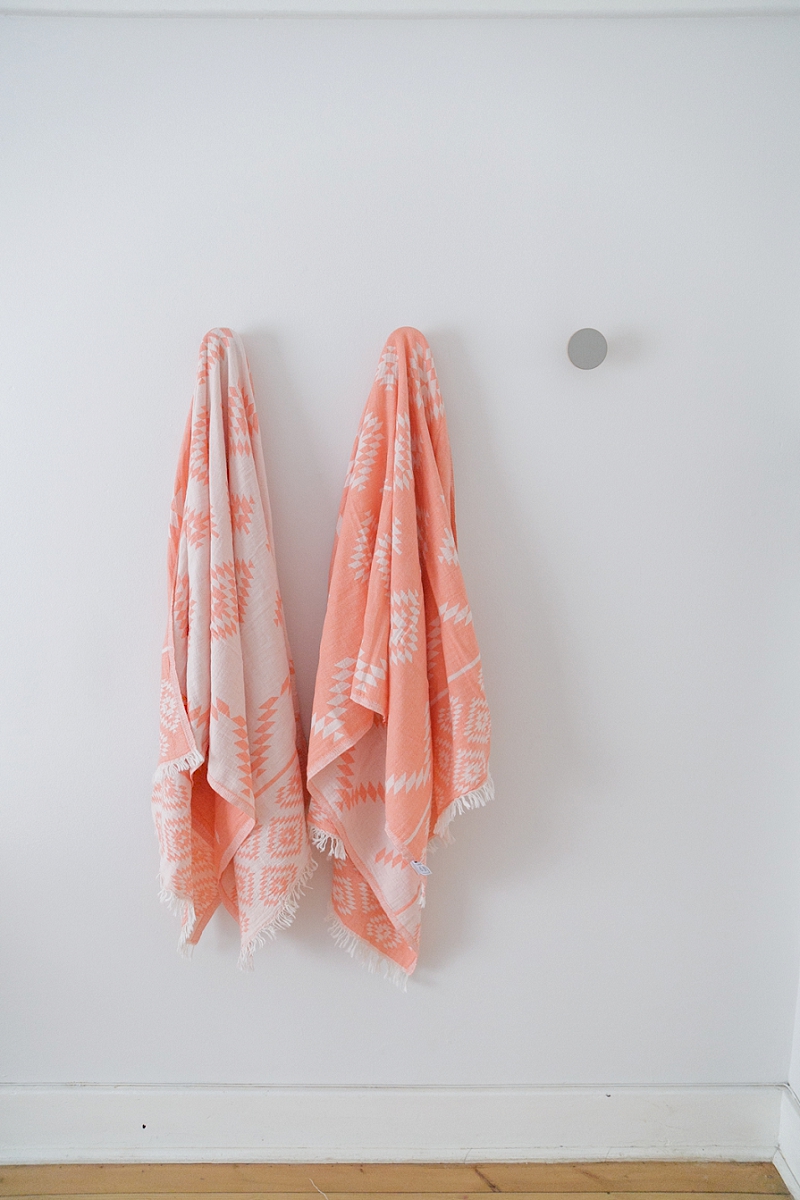 Wall hooks from Simply Child with Turkish Towels