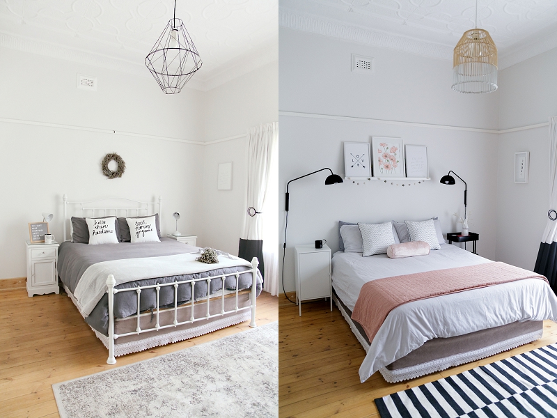 Bafore & After Scandinavian bedroom inspiration