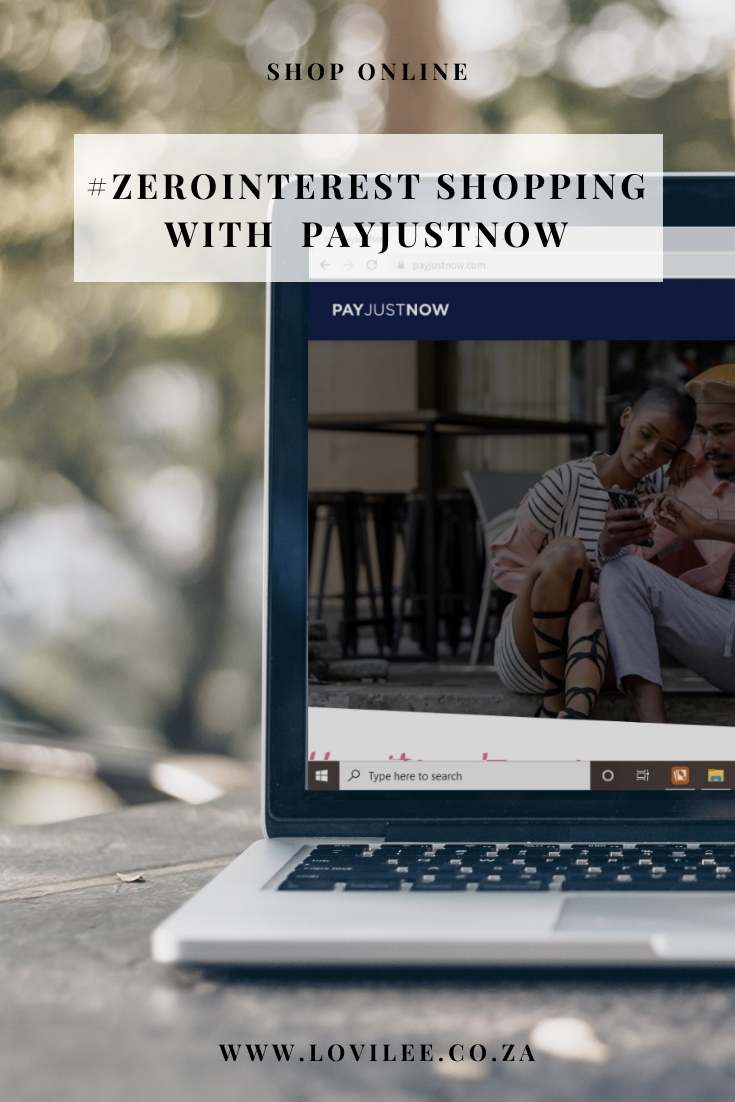 PayJustNow shopping Interest free for 3 months