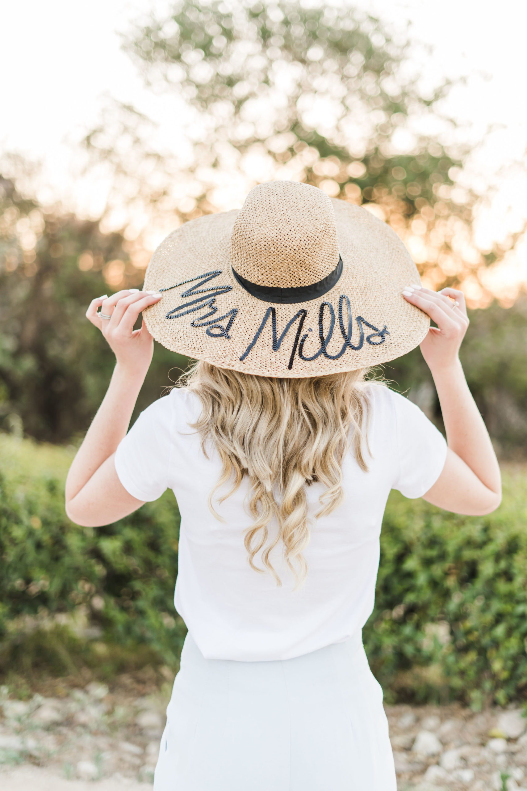 Personalised Elizabeth Summer Boutique hat image by Jenna Storey Photography