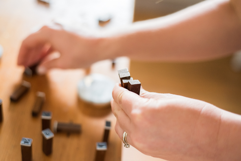 Letter Stamps captured by Carolyn Gregorowski Photography