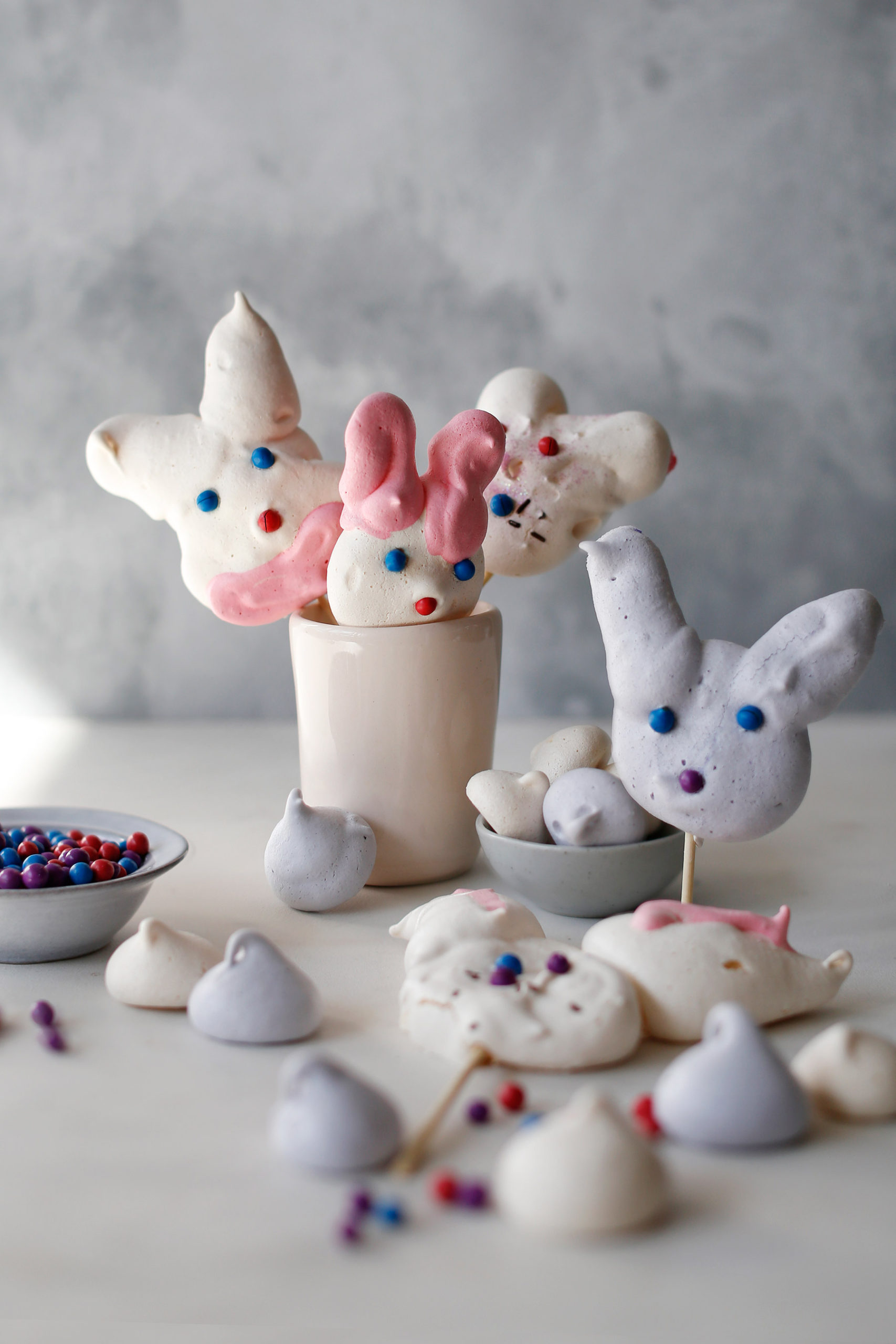 Easter Bunny meringues recipe by Angie Batis from Lucky Pony