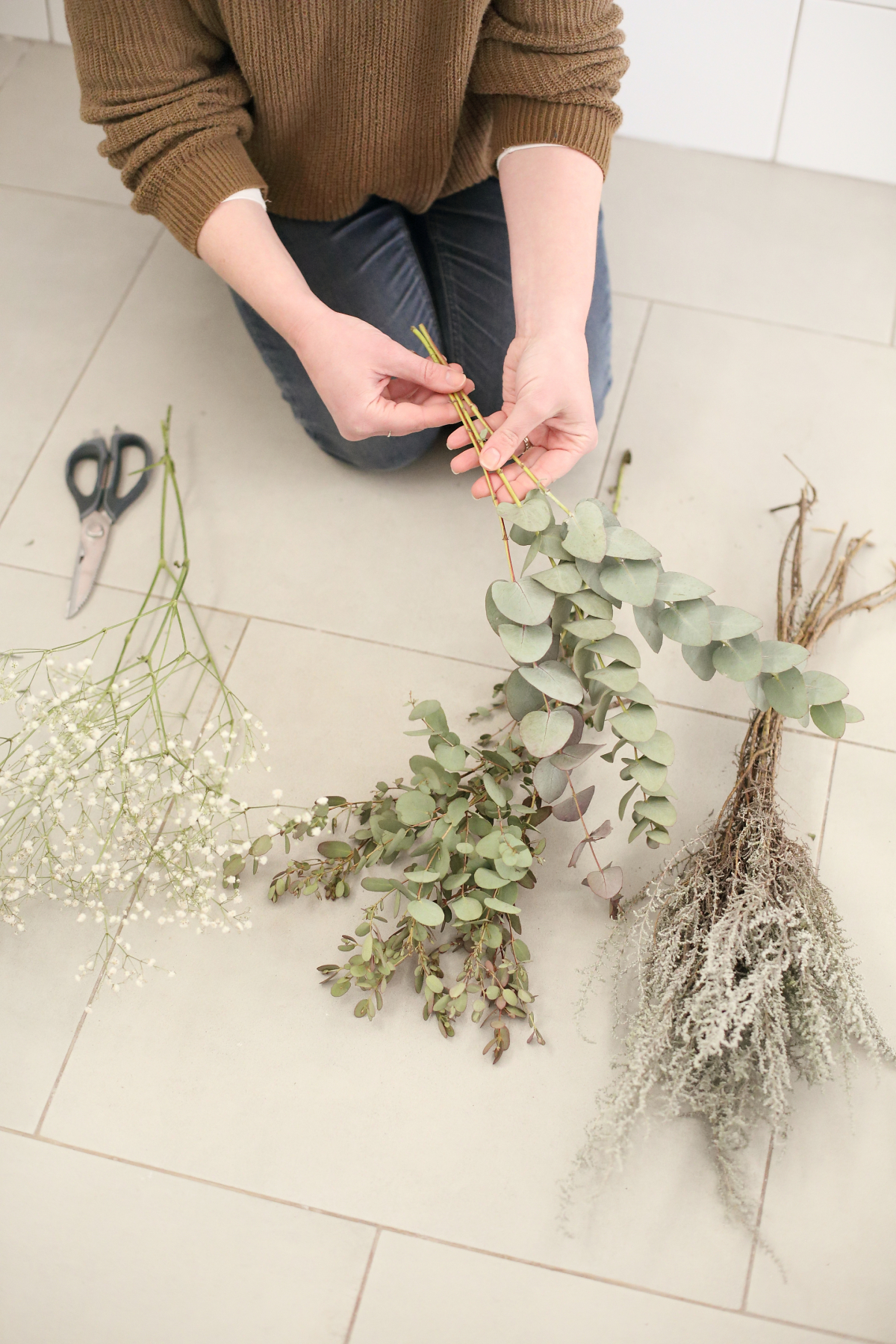 How to make a dried flower bouquet