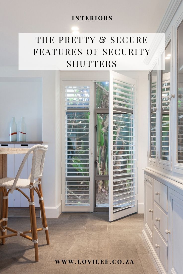 The Pretty & Secure features of Security Shutters Taylor Blinds & Shutters - White Shutterguard Security Shutters