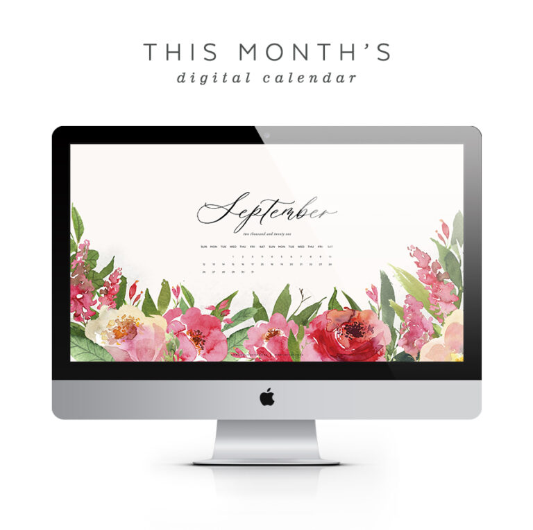 Free Desktop calendar download September 2021