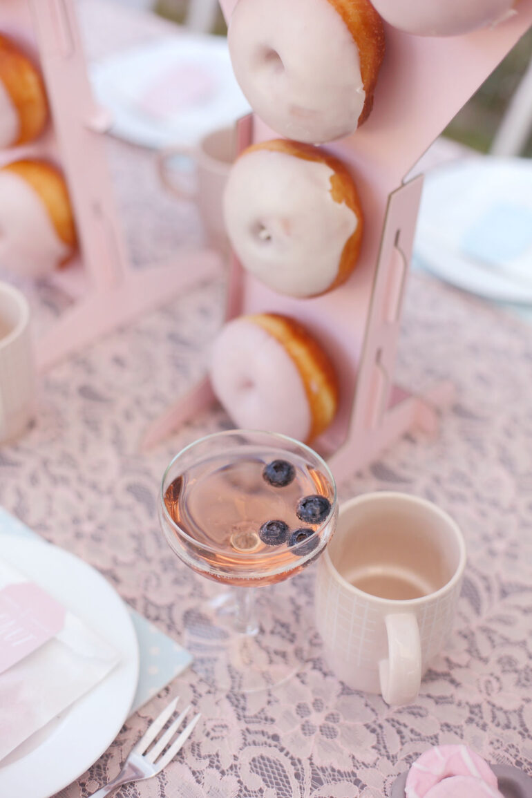 Doughnut Party tablescape