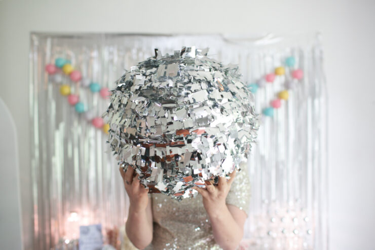 DIY Disco ball Pinata