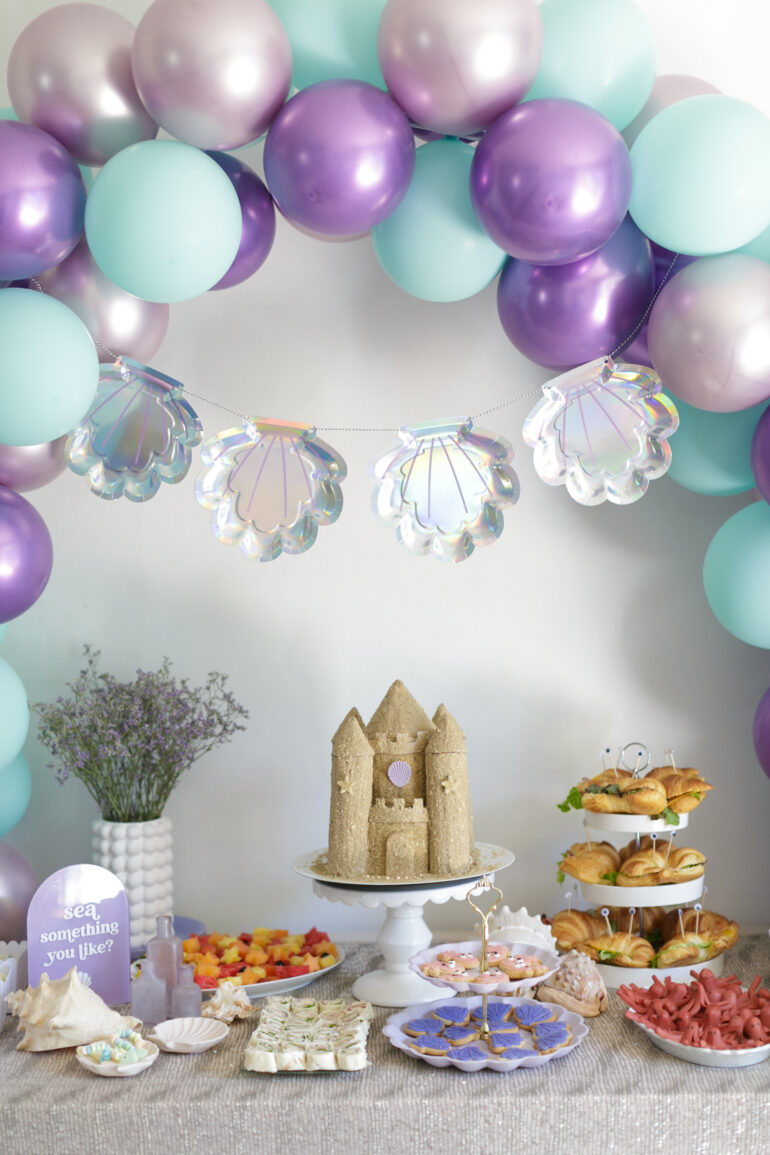 Mermaid Wishes & Starfish Kisses | Mermaid Birthday Party Ideas for a 7-Year-Old